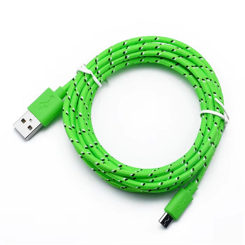 Nylon Braided Micro USB Cable 1M/2M/3M Data Sync USB Charger Cable for Samsung HTC LG Huawei Xiaomi Android Phone Cables