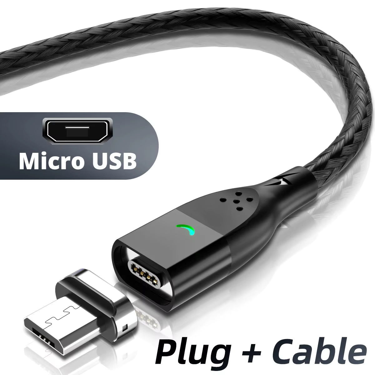 Magnetic Cable Type C Magnetic Charge Cable Micro USB Magnet Charger Cable for Xiaomi Samsung Huawei Mobile Phone Cables