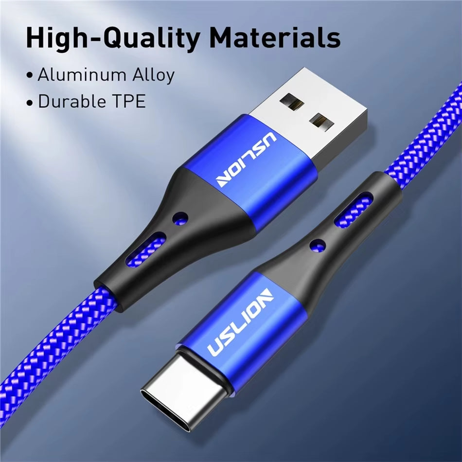 5A USB Type C Data Cable for Samsung S10 S20 Xiaomi Mi 11 Type C Cable USB C Charger Fast Charging Mobile Phone Chargers