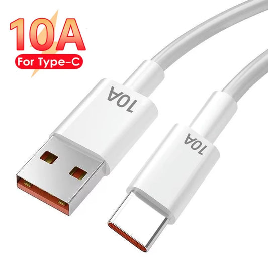 Universal 120W USB to Type C Fast Charging Data Cable for Xiaomi Smasung Huawei Honor Oneplus USB-C Mobile Phone Chargers Cord
