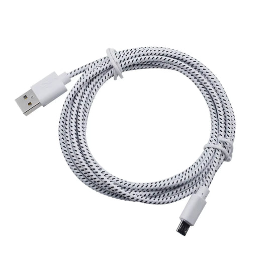 Nylon Braided Micro USB Cable 1M/2M/3M Data Sync USB Charger Cable for Samsung HTC LG Huawei Xiaomi Android Phone Cables
