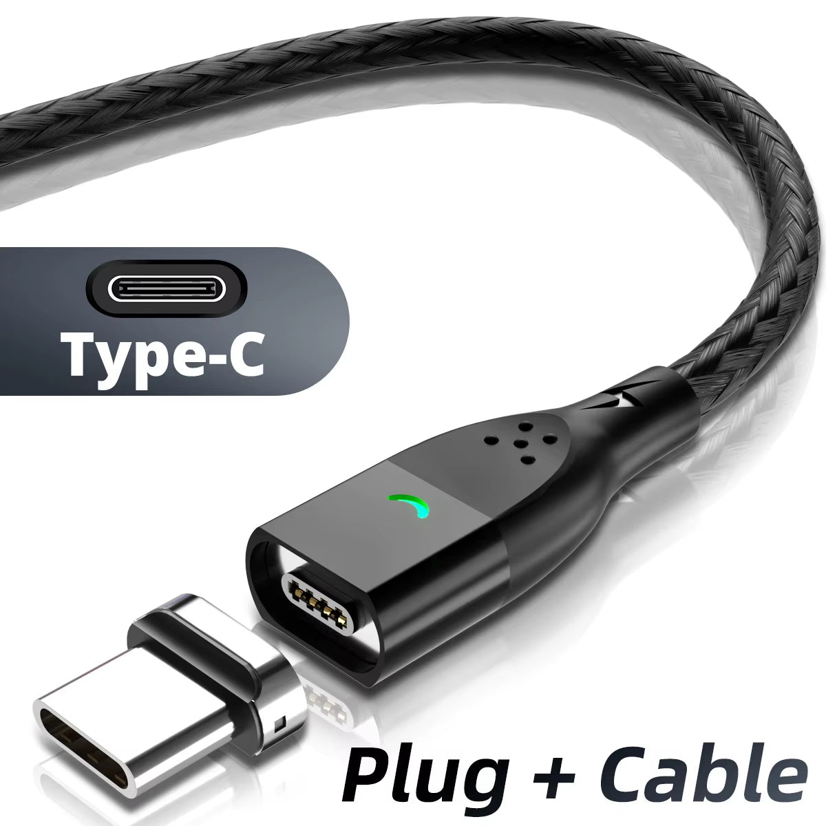 Magnetic Cable Type C Magnetic Charge Cable Micro USB Magnet Charger Cable for Xiaomi Samsung Huawei Mobile Phone Cables