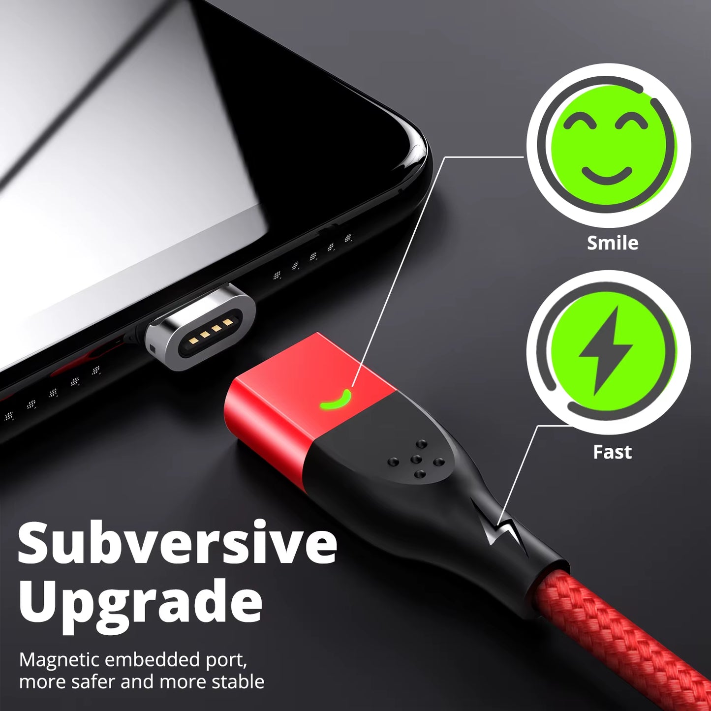 Magnetic Cable Type C Magnetic Charge Cable Micro USB Magnet Charger Cable for Xiaomi Samsung Huawei Mobile Phone Cables
